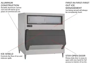 Ice-O-Matic B1000-48 Ice Bin