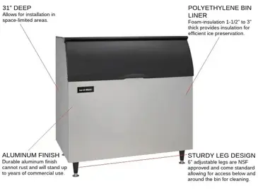 Ice-O-Matic B110PS Ice Bin