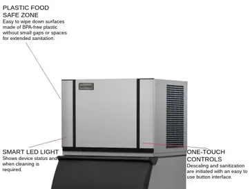 ICE-O-Matic CIM0330HW 30.25" Half-Dice Ice Maker, Cube-Style - 300-400 lb/24 Hr Ice Production, Water-Cooled, 115 Volts