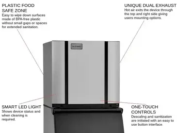 ICE-O-Matic CIM0520FA 22.25" Full-Dice Ice Maker, Cube-Style - 500-600 lb/24 Hr Ice Production, Air-Cooled, 115 Volts