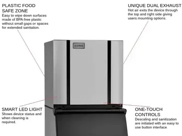 ICE-O-Matic CIM0836FA 30.25" Full-Dice Ice Maker, Cube-Style - 700-900 lb/24 Hr Ice Production, Air-Cooled, 208-230 Volts