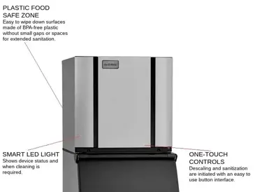 ICE-O-Matic CIM0836HR 30.25" Half-Dice Ice Maker, Cube-Style - 900-1000 lbs/24 Hr Ice Production, Air-Cooled, 208-230 Volts