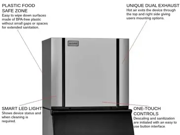 ICE-O-Matic CIM1136FA 30.25" Full-Dice Ice Maker, Cube-Style - 900-1000 lbs/24 Hr Ice Production, Air-Cooled, 208-230 Volts