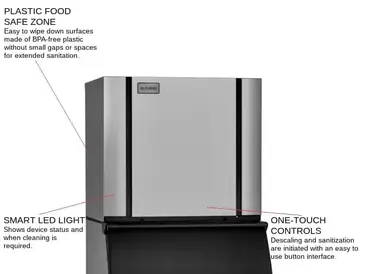 ICE-O-Matic CIM1136FR 30.25" Full-Dice Ice Maker, Cube-Style - 900-1000 lbs/24 Hr Ice Production, Air-Cooled, 208-230 Volts