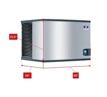 Manitowoc IYP0500A 30" Half-Dice Ice Maker, Cube-Style - 400-500 lbs/24 Hr Ice Production, Air-Cooled, 230 Volts