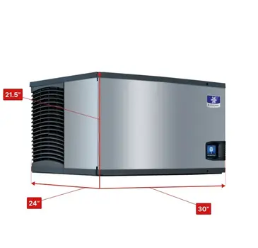 Manitowoc IYT0500W    30"  Half-Dice Ice Maker, Cube-Style - 500-600 lb/24 Hr Ice Production,  Water-Cooled, (-161) 115v/60/1-ph, 10.8 amps