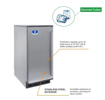 Manitowoc USE0050A Ice Maker, Cube-Style