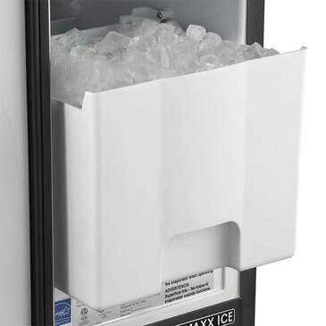 Maxx Cold Maxximum MIM50V 14.60" Full-Dice Ice Maker With Bin, Cube-Style - 50-100 lbs/24 Hr Ice Production, Air-Cooled, 115 Volts